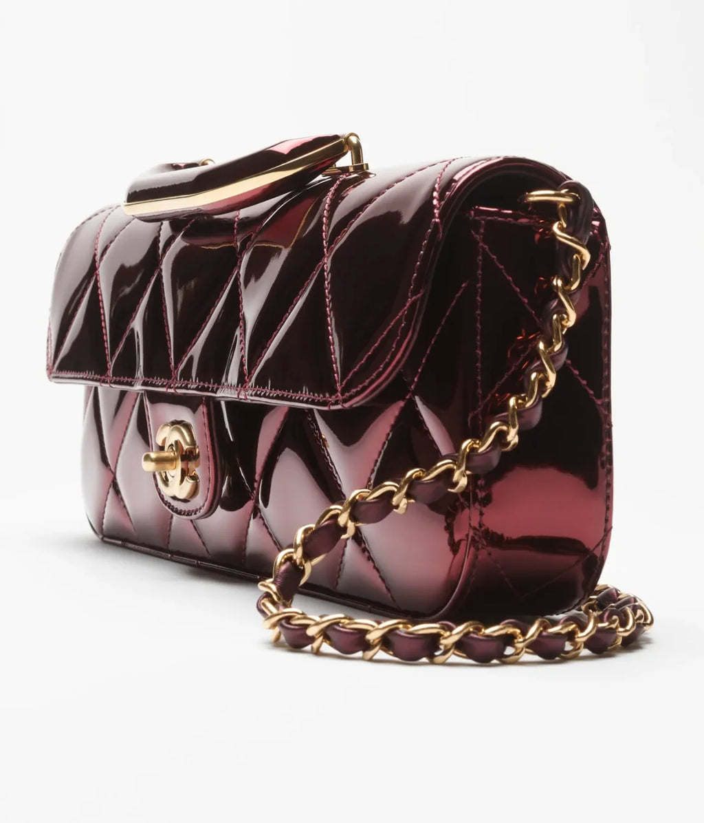 Large Flap Bag with Top Handle