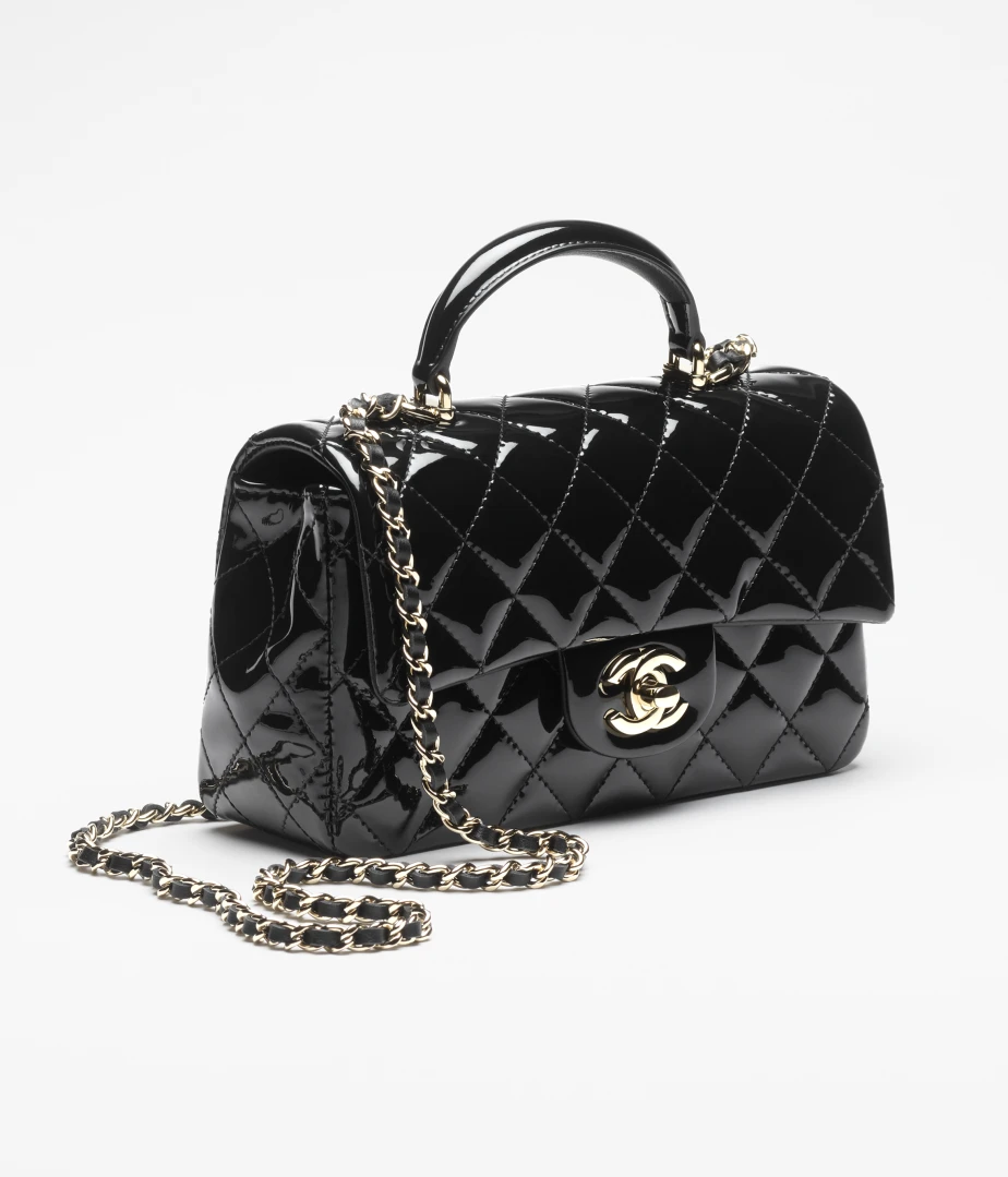 CHANEL Mini classic handbag with handle