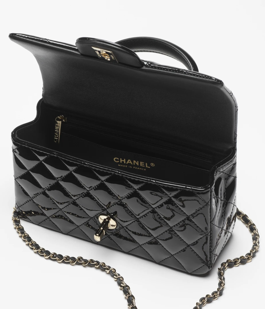 CHANEL Mini classic handbag with handle