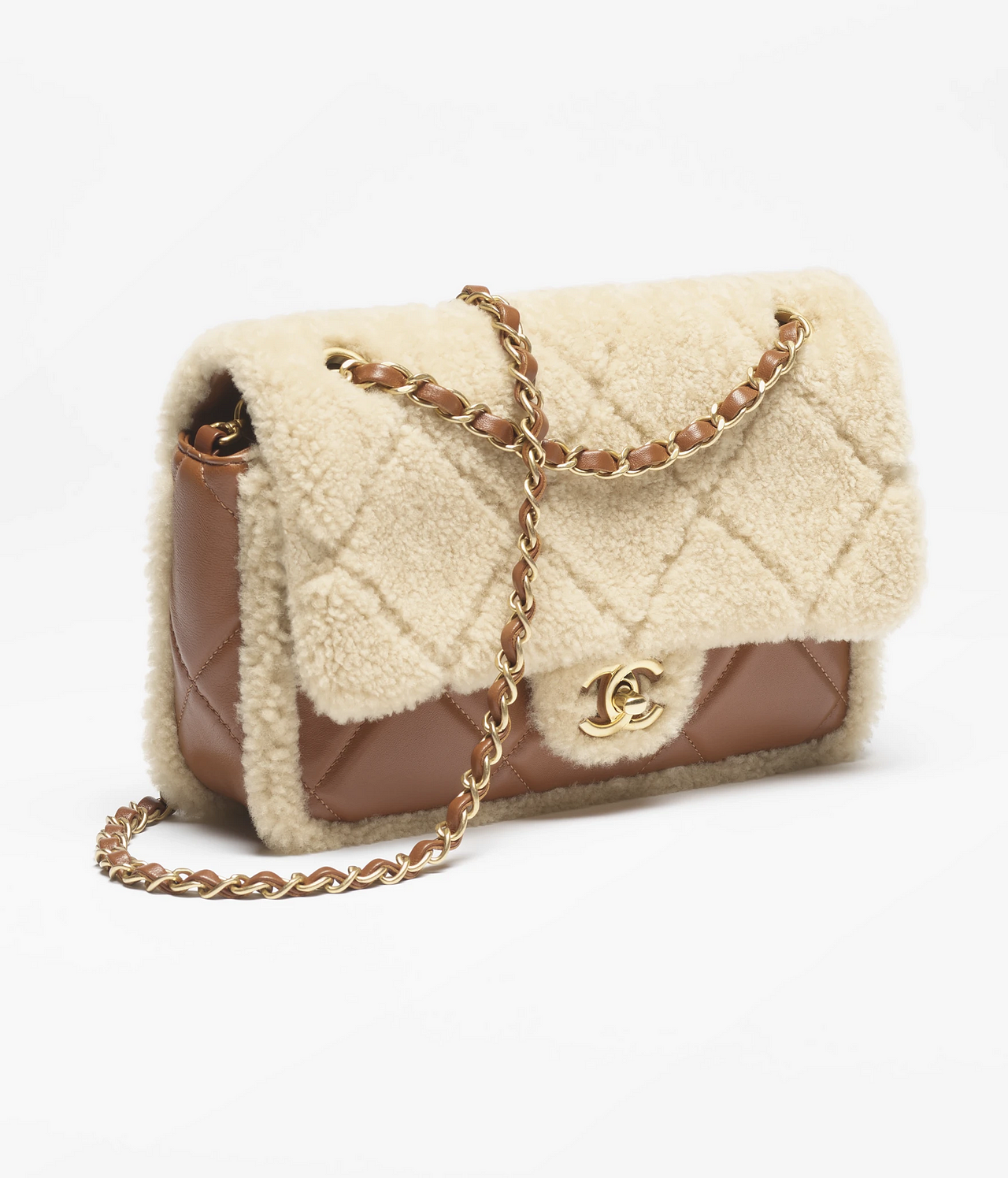 Chanel 24k new teddy lamb wool cf series AS5148
